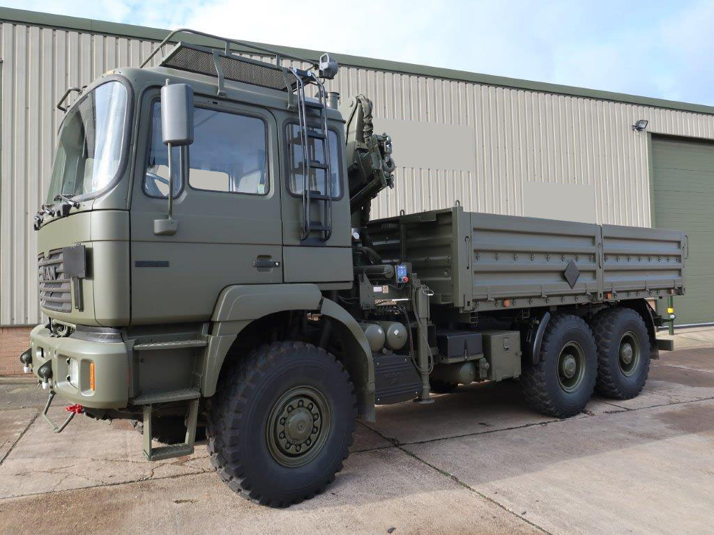 MAN 27.314 6x6 Cargo Truck with Crane 50250 Ex Army Trucks For Ex Army Trucks Specialist