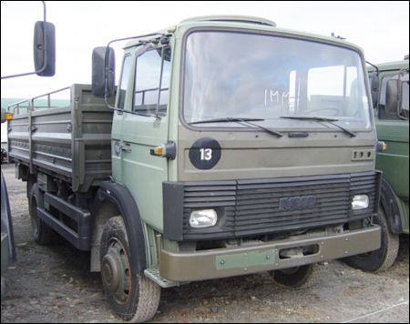 Iveco 110-17 4x4 Drop Side Cargo Truck