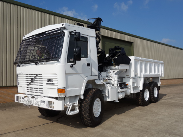 Volvo FL12 tipper with protected cab - Govsales of mod surplus ex army trucks, ex army land rovers and other military vehicles for sale