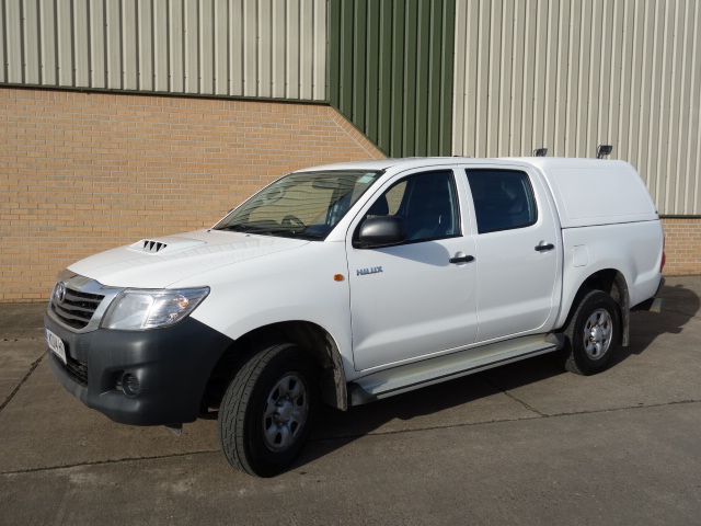 2014 Toyota Hilux 2.5D Double Cab Pickup - Govsales of mod surplus ex army trucks, ex army land rovers and other military vehicles for sale
