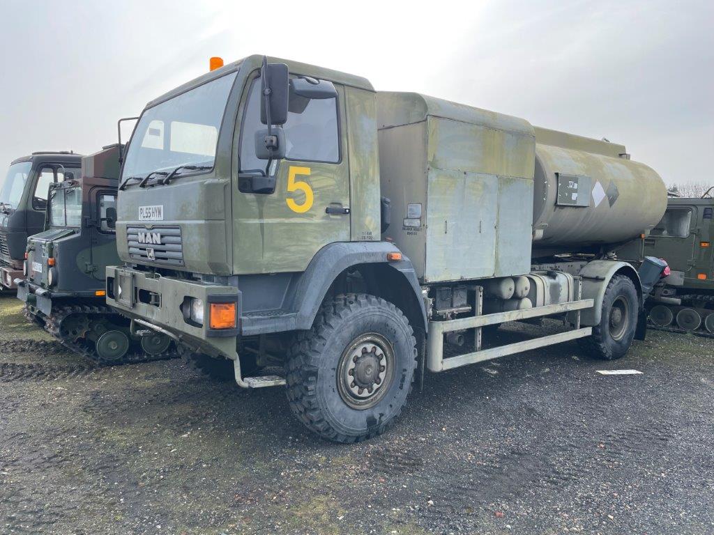 MAN 4x4 Aviation Fuel Delivery Tanker Truck - Govsales of mod surplus ex army trucks, ex army land rovers and other military vehicles for sale