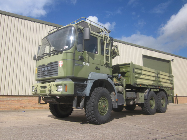 Man 27.310 6x6 cargo with crane - Govsales of mod surplus ex army trucks, ex army land rovers and other military vehicles for sale
