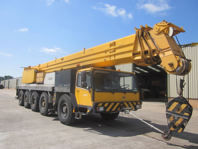 Liebherr LTM1120 crane  - Govsales of mod surplus ex army trucks, ex army land rovers and other military vehicles for sale