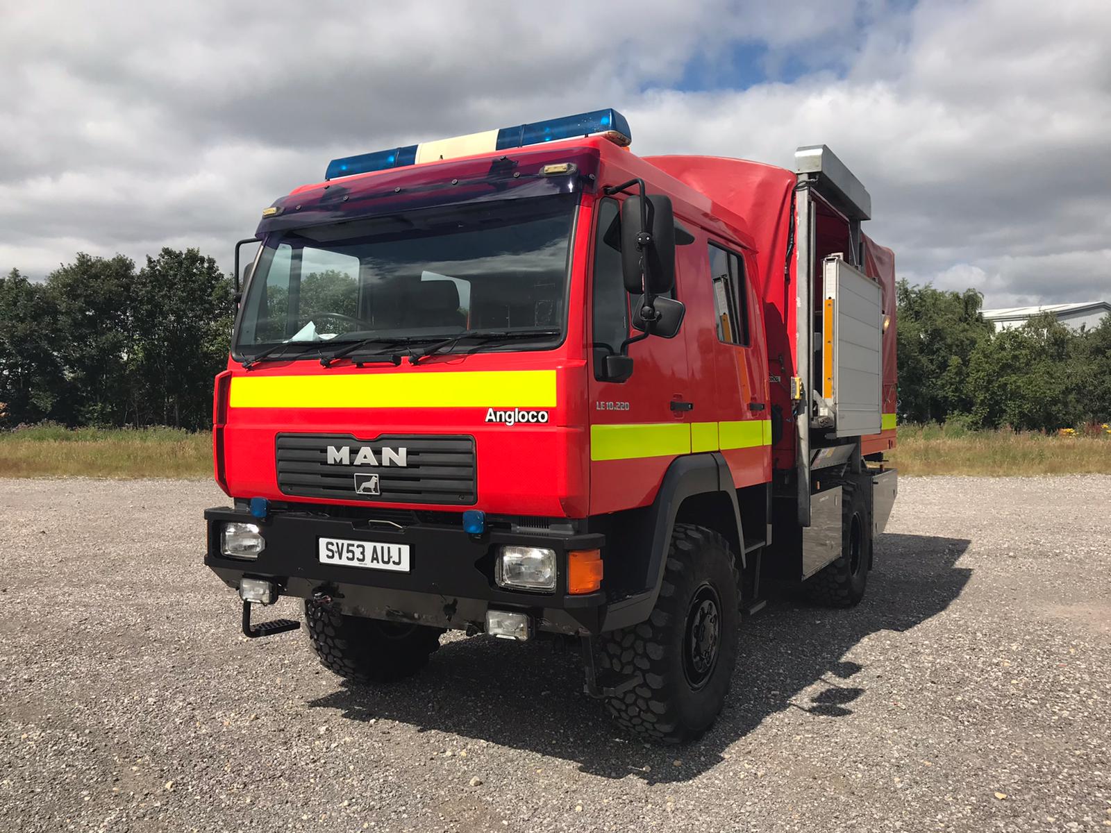 MAN LE 10.220 4x4 Crew Cab Truck (Not a Fire Engine) - Govsales of mod surplus ex army trucks, ex army land rovers and other military vehicles for sale