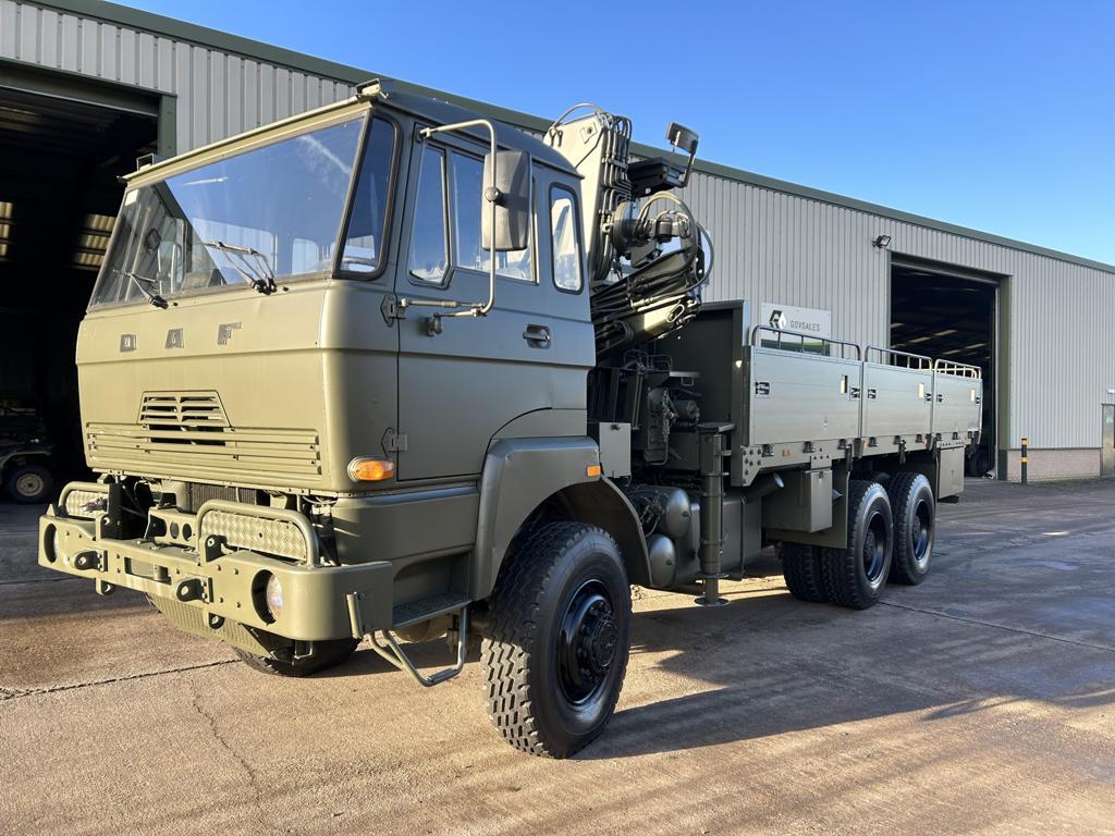 DAF YAZ 2300 6×6 Cargo Truck with Crane - Govsales of mod surplus ex army trucks, ex army land rovers and other military vehicles for sale