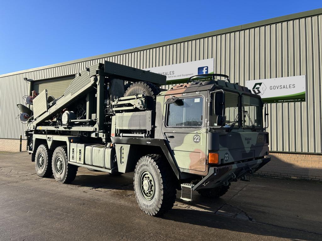 MAN KAT A1 25.422 6x6 with Aerial Mast - Govsales of mod surplus ex army trucks, ex army land rovers and other military vehicles for sale