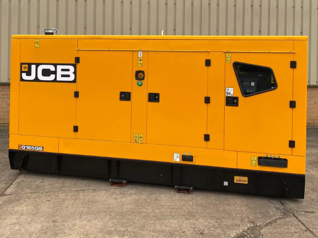 New Unused JCB G165QS Generators - Govsales of mod surplus ex army trucks, ex army land rovers and other military vehicles for sale